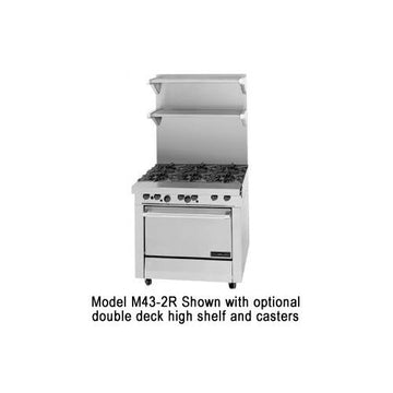 Master Series Heavy Duty 34" Gas Range with (2) by Garland – Stainless Steel, Model M43-2R