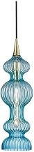 Hudson Valley Lighting 1600-AGB-BL Pomfret 1 Light Pendant, Aged Brass