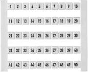 WEIDMULLER, 0473460001, Dekafix, Terminal Marker, 5 x 5 mm (500 Pack)
