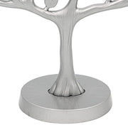 The Dreidel Company Tree of Life Menorah, Pewter Finish, 11 Inches