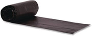 Reprocessed Resin Can Liners, 60 gal, 1.5 mil, 38 x 58, Black, Perforated Roll, 100/Carton