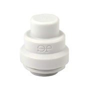 1/4 Inch OD Polypropylene End Cap by John Guest – 1 Count (Pack of 1), Plastic, White, Model PP4608WP