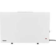 Under the Desk Radiant Panel Heater by Global Industrial – 1.06"L x 22.44"W x 14.88"H, Cold Rolled Steel, White, Model PH-808