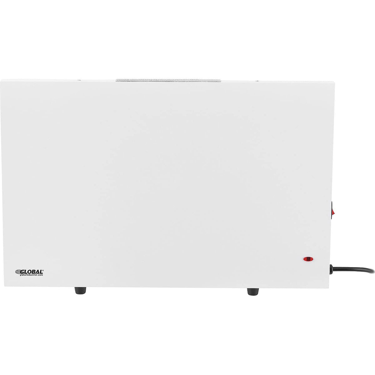 Under the Desk Radiant Panel Heater by Global Industrial – 1.06"L x 22.44"W x 14.88"H, Cold Rolled Steel, White, Model PH-808