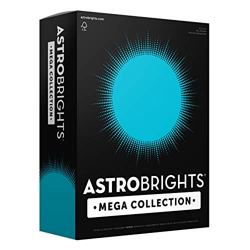 Astrobrights 320 Count (Pack of 1) / Bright Blue / 1 Colored Paper