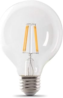 Feit Electric G25 Enhance LED Light Bulb, 40W Eq, Soft White