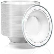 Stock Your Home Silver / 100 Pack / Modern Bowls