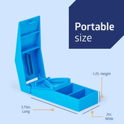 Pill Splitters by Medline – latex free, Blue, Model NON135000