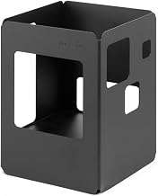 Rosseto SM141 Tall Square Buffet Warmer, 10-Inch, Black Matte Finish