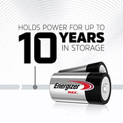 Energizer 12 Count (Pack of 1) / D12 / Silver D