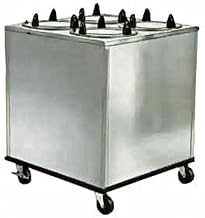5408 Non-Heated Cabinet Style Mobile Dish Dispenser, Four Tubes & 8-1/8" Diameter Maximum Dish Size