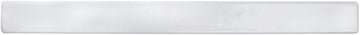 Fit Perfect White Aluminum Adapter Bar - 20 7/8"L x 2"W