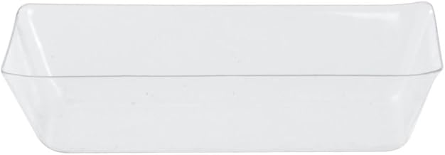 HUBERT Tray Liner Rectangular Clear Plastic - 9"L x 6"W x 2"H