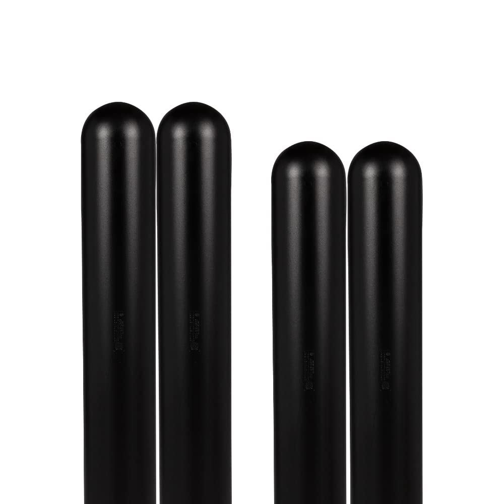 d 7" x 52" 4-Pack Round Top Bollard Cover - (Black No Tape) by Innoplast – 4-Pack, Black No Tape, Pack of 4