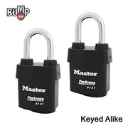 Master Lock 2 Pack / Black / 1 Keyed Padlocks