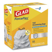 Glad 600 / 1 Count (Pack of 600) / White Trash Bags