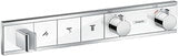 hansgrohe 15356400 HG RainSelect 3-Function Recessed White/Chrome, Chrome