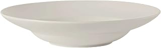 Tuxton AMU-063 Vitrified China Modena Salad/Pasta Bowl, 10-1/2 oz, 10-1/4", Pearl White (Pack of 12),