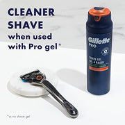 Gillette 1 Razor + 2 Refills (Pack of 2) / ProGlide 1 Handle + 2 Refills / 1 Count (Pack of 2) Cartridge Razors
