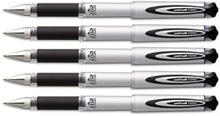 Uni-Ball 207 Impact Stick Rollerball Gel Pen, Bold, Blue, 5 Pens Per Order 65801