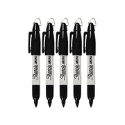 Sharpie 1 Count (Pack of 5) / Black / Permanent,Fine Permanent Markers