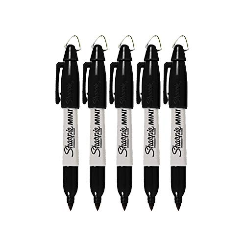 Sharpie 1 Count (Pack of 5) / Black / Permanent,Fine Permanent Markers