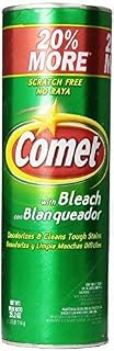 Comet Cleanser Spic and Span with Bleach 25.2 Oz Can 2 Pack
