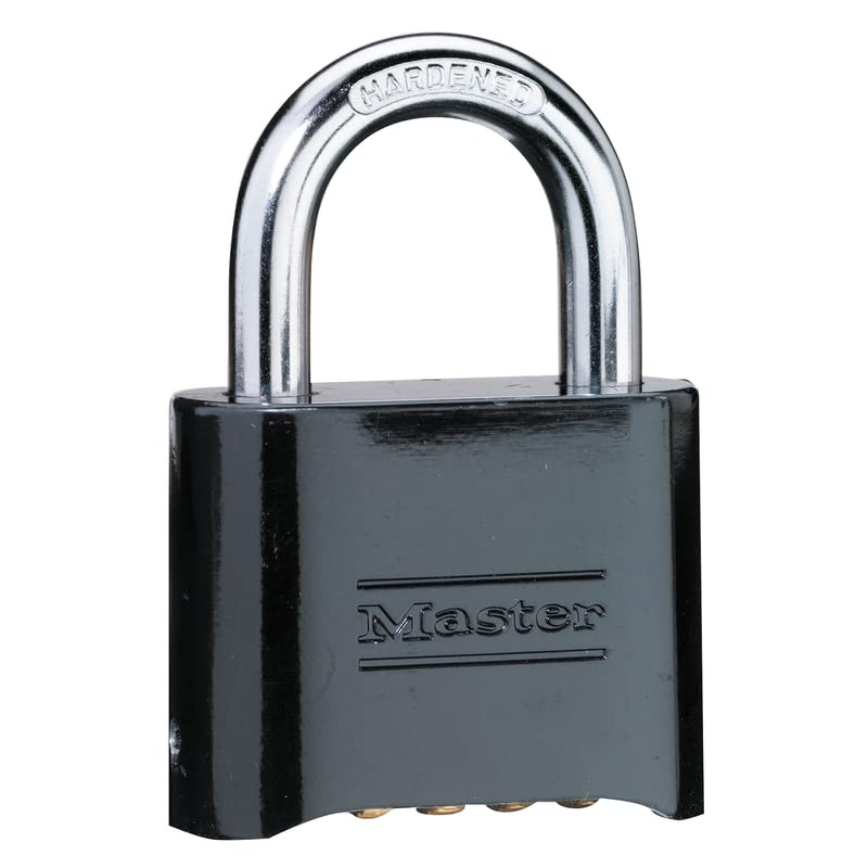 178D Set-Your-Own Combination Padlock by Master Lock – 2 Pack, Metal, Black, Model Masterlock - 178D - 2 pack
