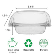 KODA CUP 12oz / Clear / 12.0 fluid_ounces Clamshell Take Out Containers