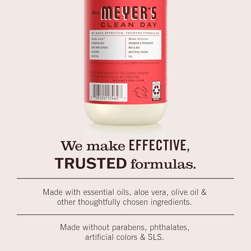 Mrs. MEYER'S Rhubarb / 12.5 Fl Oz (Pack of 1) / 1 Hand Wash