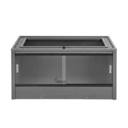 Grey Reptile Lounge by Bison Pets – Glass, Grey