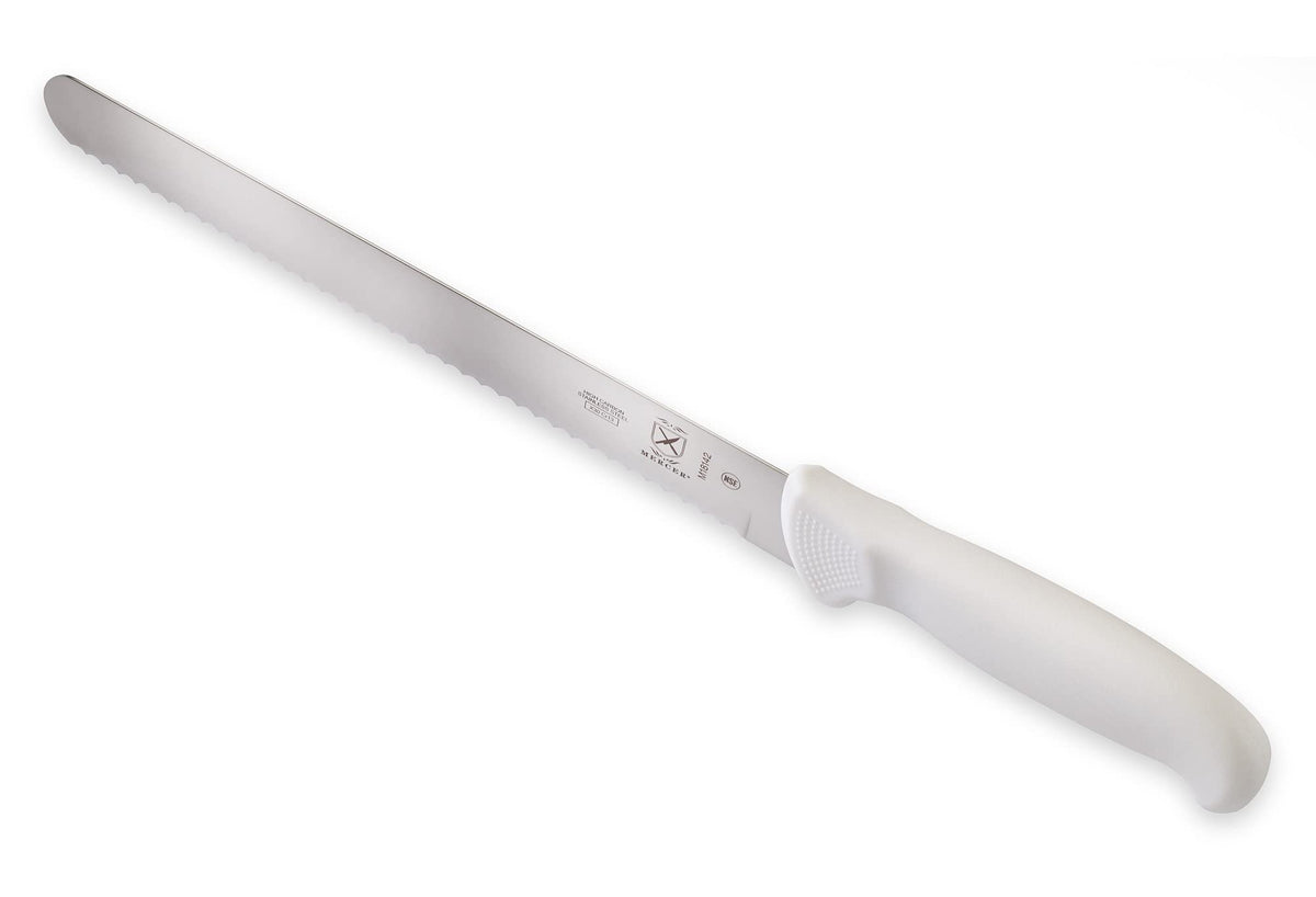 Mercer Culinary 10" / White / Wavy Edge Slicer Knife 10 Inch Boning Knives
