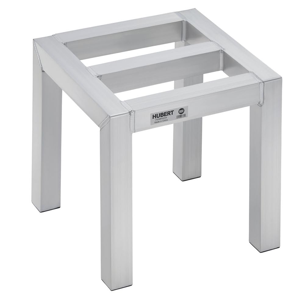 Aluminum Dunnage Rack - 12"L x 12"W x 12"H by HUBERT – Aluminum, Silver, Model D11212/12