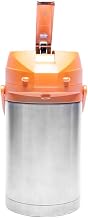 Service Ideas CTAL25OR Airpot, 2.5 Liter Capacity, Lever Style, Orange Lid (Case of 6)