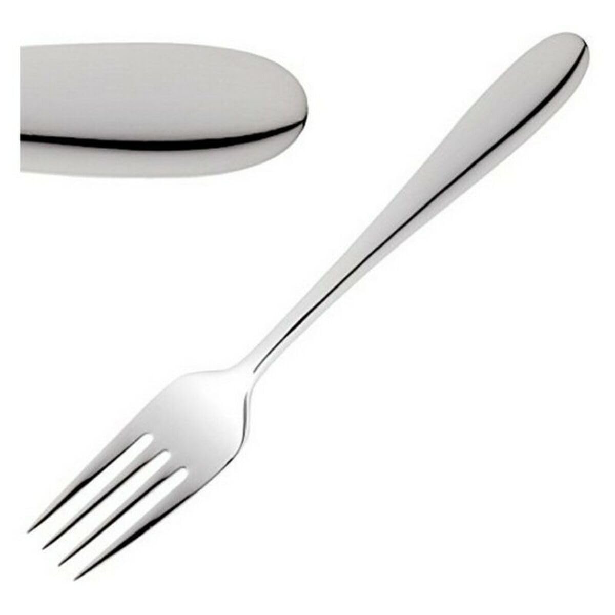 Oxford Dessert Fork. Box quantity: 12. by Amefa – Stainless Steel, Pack of 12, Model DM912