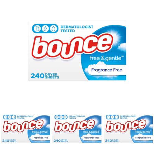 Bounce White / 240 Count (Pack of 4) / Dryer Sheets Dryer Sheets