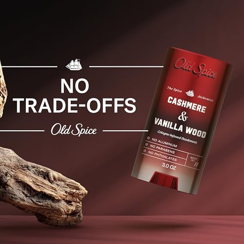 Old Spice Cashmere + Vanilla Wood / 3 Ounce (Pack of 1) / 1 Deodorant