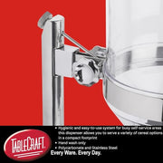 Tablecraft Single Dispenser / Silver / 50.0 ounces Food Dispensers