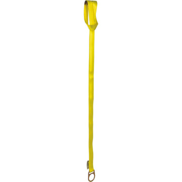 Choker Sling Anchor by Global Industrial – One Size, Polyester & Plated Alloy Steel, Yellow, Model J7272