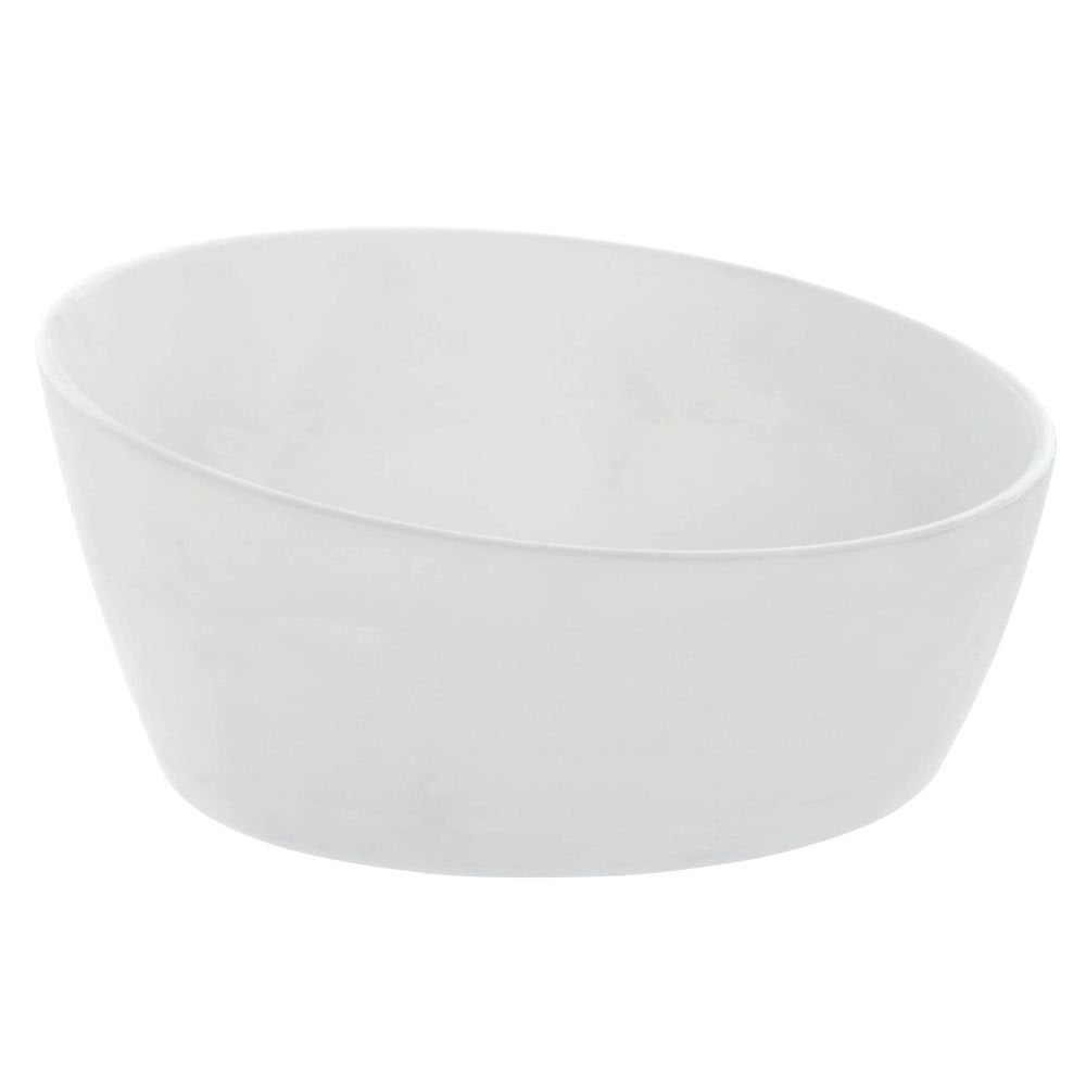 White Serving Bowl Melamine - 8 1/2"Dia x 4 1/4"H by HUBERT – Melamine, White, Model H0124-WHITE