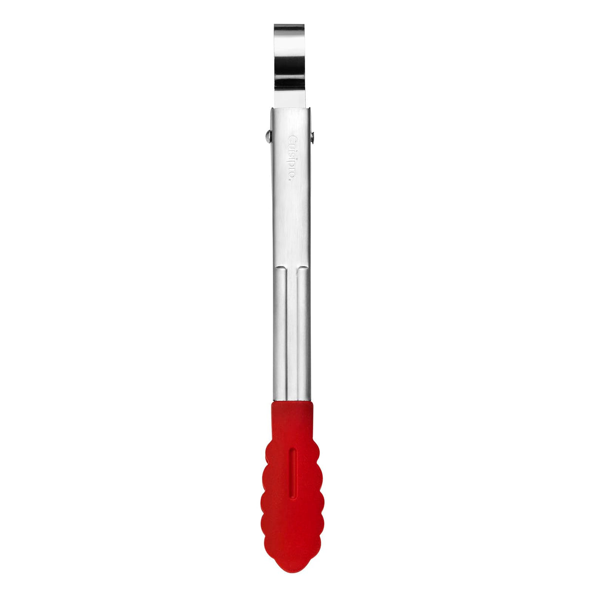 Stainless Steel Silicone Mini Tongs by Cuisipro – 7", Stainless Steel, Red, Model 74708505