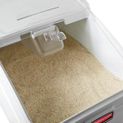 Rubbermaid Commercial Products 600 Cup / White, Clear / Bin Kitchen Trash Cans
