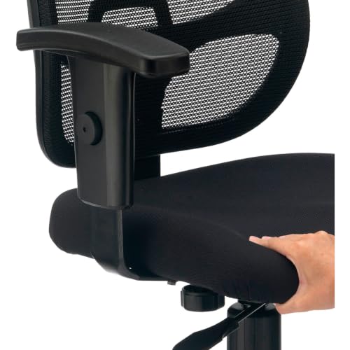 Global Industrial Black / 16.5"H x 17.75"W x 18.5"L / Industrial Home Office Desk Chairs