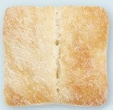 Boulart Ciabatta Original Buns, Sliced, Non GMO, Vegan, 3.5 Ounces (Pack Of 18)