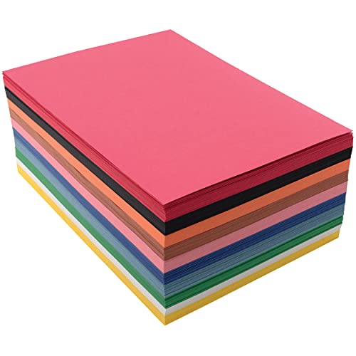 Prang 6" x 9" / 10 Colors may vary / Solid Color Construction Paper