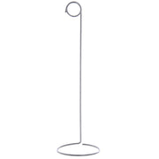 Galvanized Steel Countertop Sign Holder - 10"H- 10/pk by HUBERT – Alloy Steel, Gray, Model DS-41121