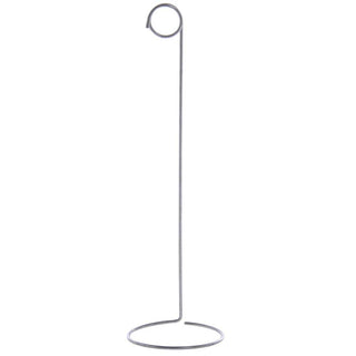 Galvanized Steel Countertop Sign Holder - 10"H- 10/pk by HUBERT – Alloy Steel, Gray, Model DS-41121