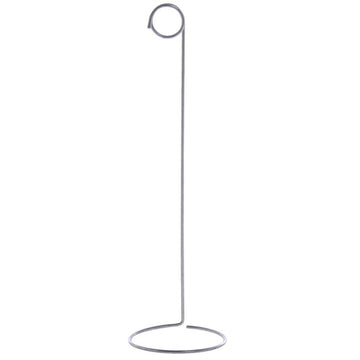 Galvanized Steel Countertop Sign Holder - 10"H- 10/pk by HUBERT – Alloy Steel, Gray, Model DS-41121