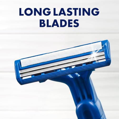 Gillette 25 Count (Pack of 1) / Blue / 25 Razors Plus Pivot Disposable Razors