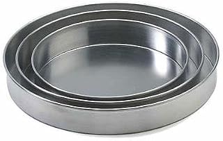 Royal Industries Pizza Pan, Aluminum, 2" Deep x 10" Diam, Silver